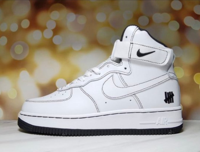 Undefeated x Air Force 1 Mid 'White Black'
