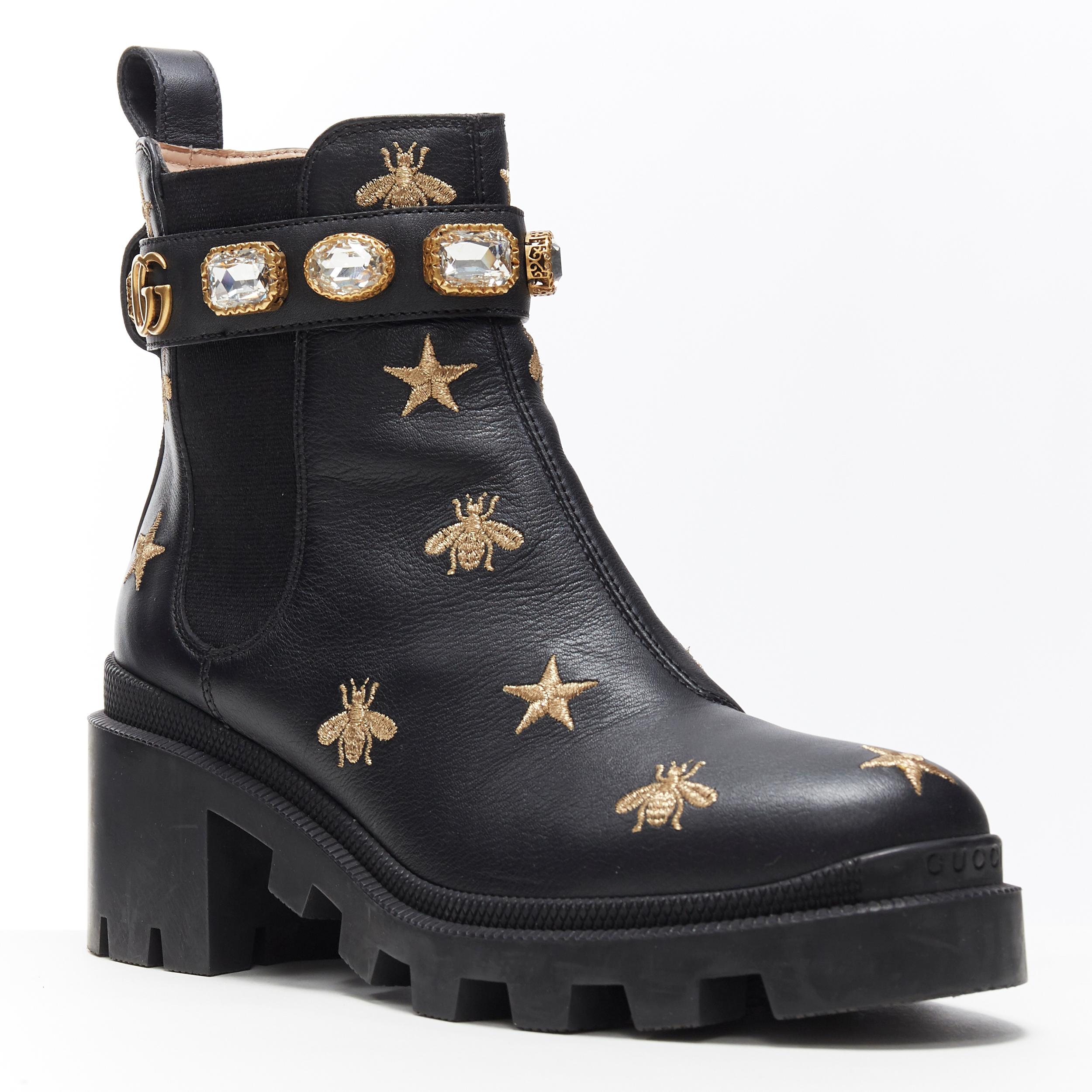 Gucci Ankle Boot Black/Gold