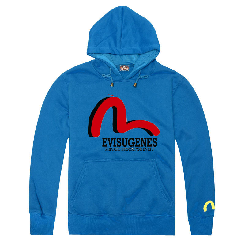 Evisu Blue Hoodie