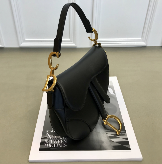 Christian Dior Saddle Bag - Noir