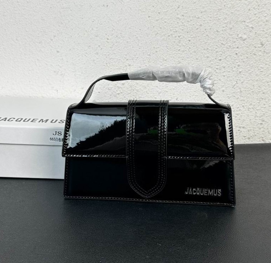 Jacquemus Black 'Le Bambino' Top-handle