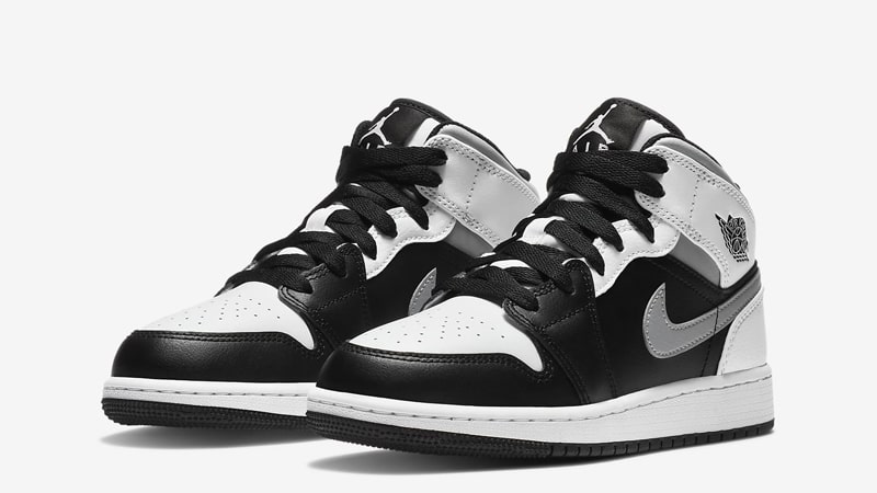 Air Jordan 1 Mid 'White Shadow' GS