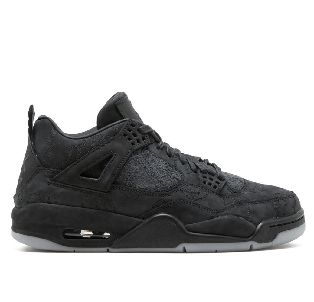 KAWS x Air Jordan 4 'Black'