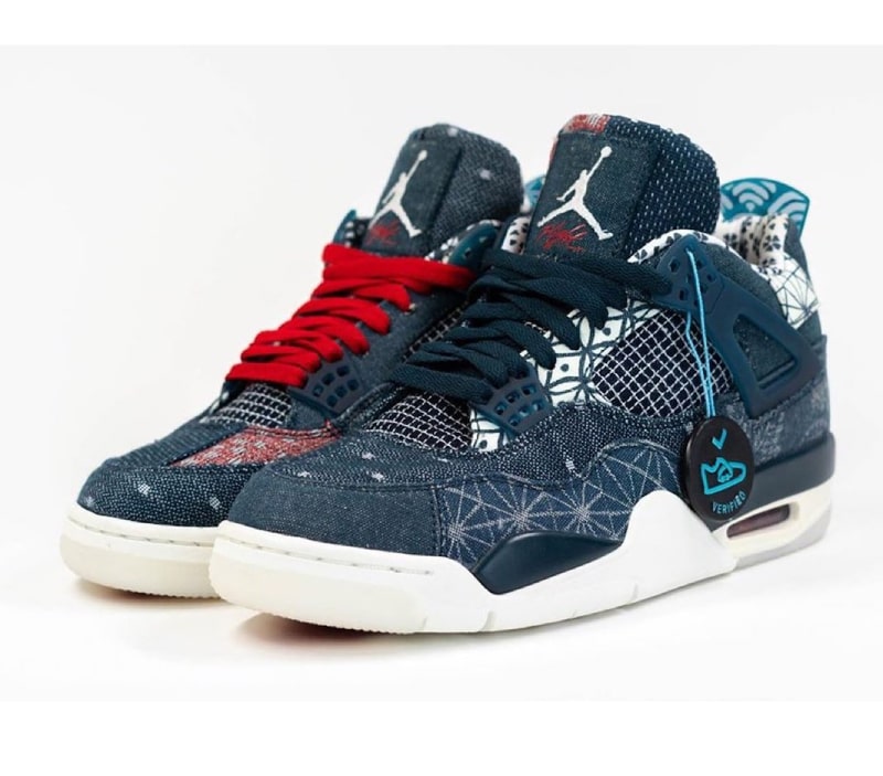 Air Jordan 4 Sashiko Deep Ocean