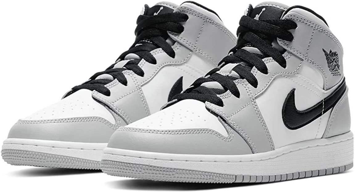 Air Jordan 1 Mid 'Light Smoke Grey'