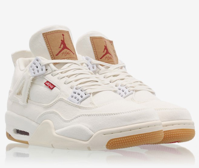 Levi's x Air Jordan 4 'White Denim'