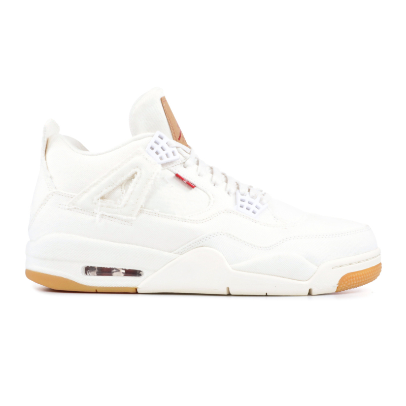 Levis x Air Jordan 4 White