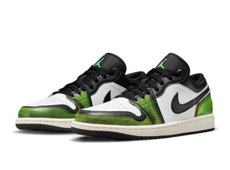 Air Jordan 1 Low SE 'Wear-Away - Electric Green'