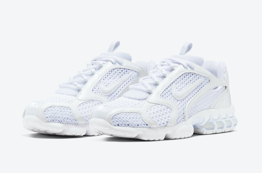 Nike Air Zoom Spiridon Cage 2 'Triple White'