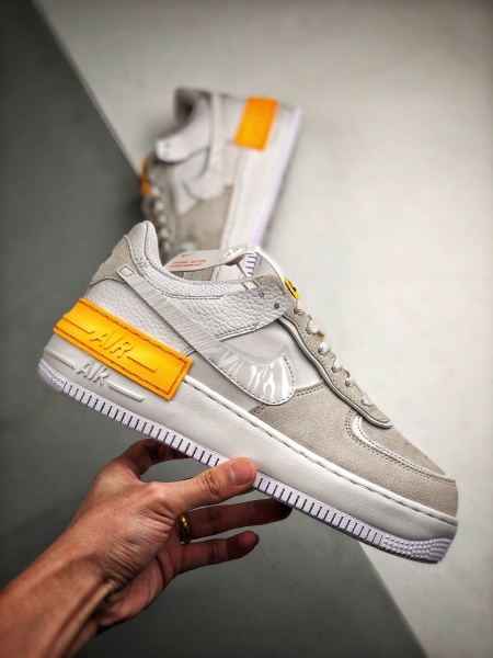 Wmns Air Force 1 Shadow Grey/Yellow