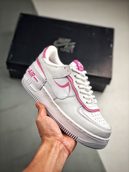Wmns Air Force 1 Shadow White/Pink