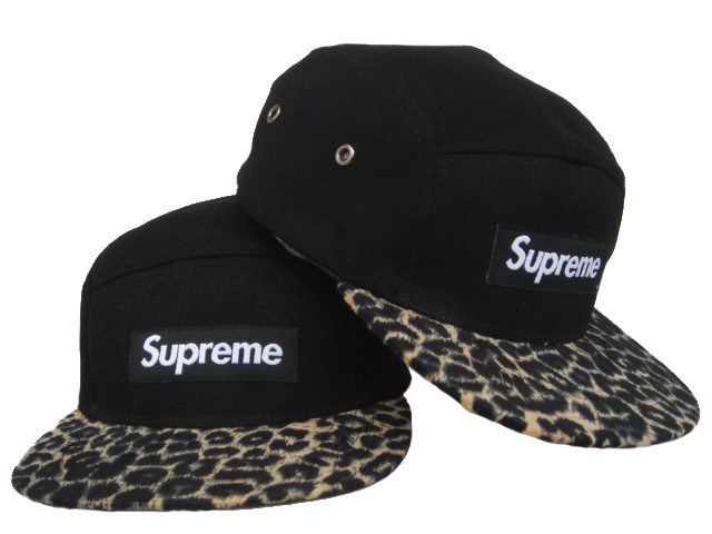 Casquette SUPREME Black/Leopard