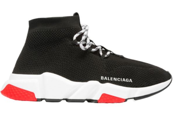 Balenciaga Speed Lace Up 'Black Red'