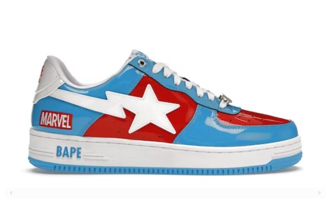 A Bathing Ape Bape Sta x Marvel 'Captain America'