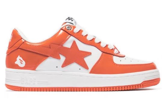 A Bathing Ape Bape Sta 'Orange White'