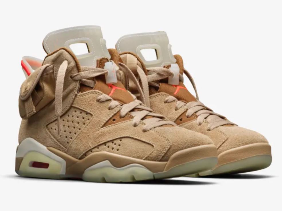 Travis Scott x Air Jordan 6 'British Khaki'